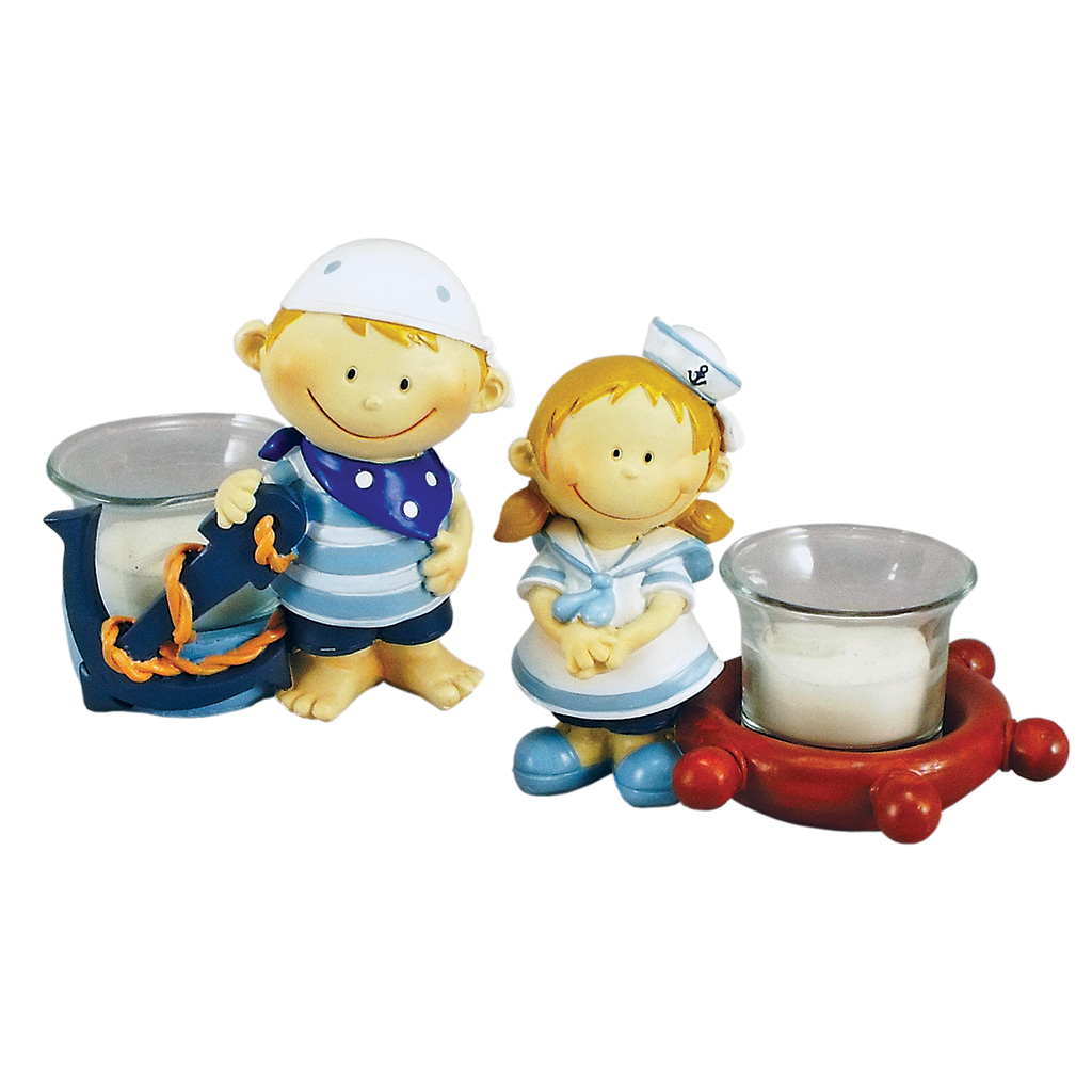 Nautical Kid Candle Holder 18504