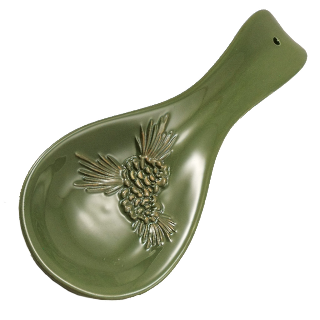 Ceramic Pine Spoon Rest 19159