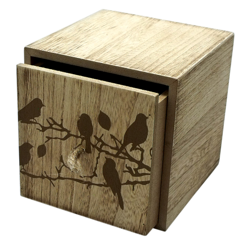 Bird Design Wood Box 19168