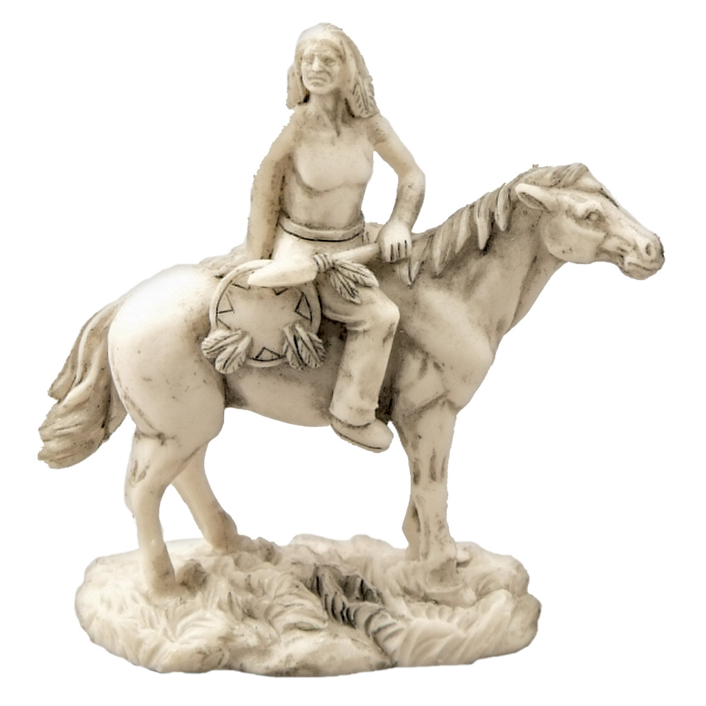 Warrior On Horseback Figurine 19175