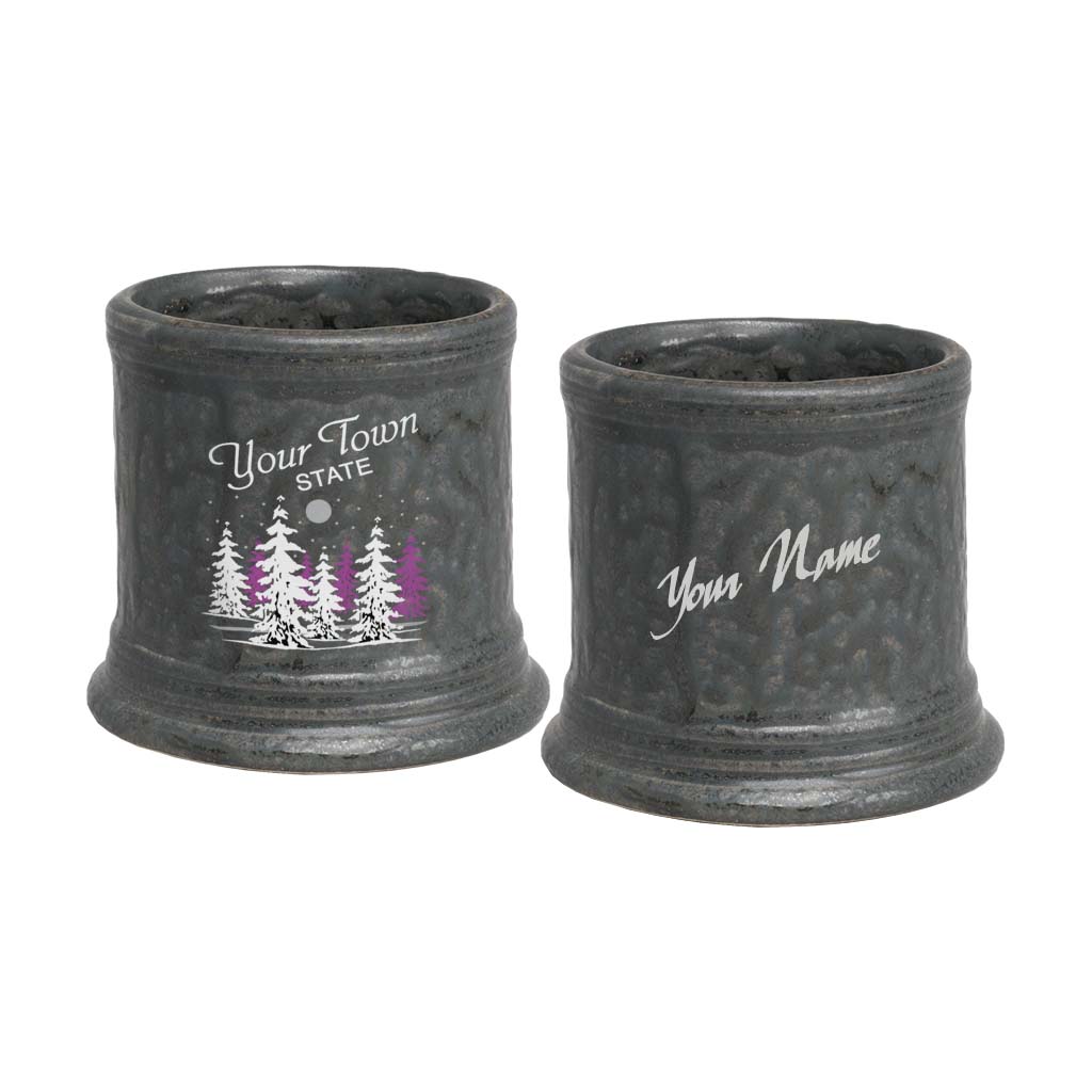 Hammered Pewter Look Shot Glass 19295