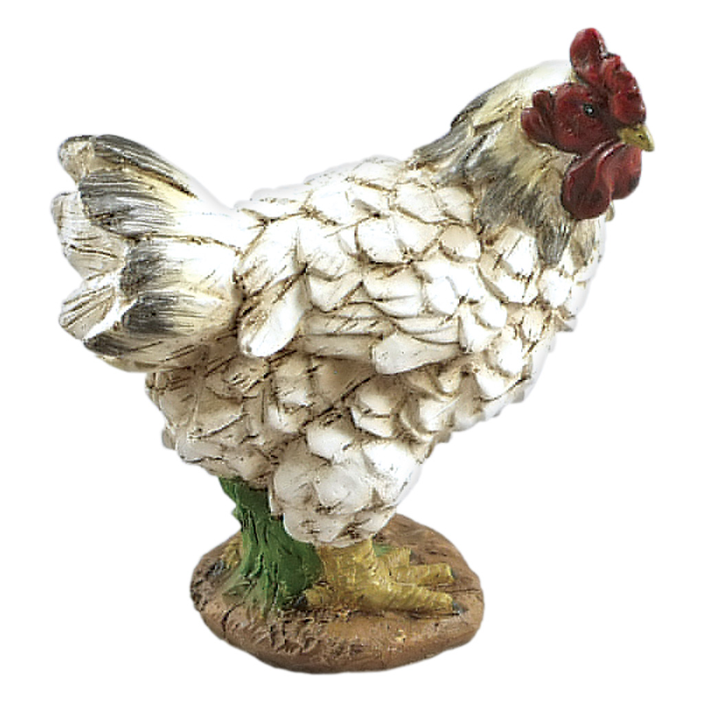 White Chicken Figurine 19427