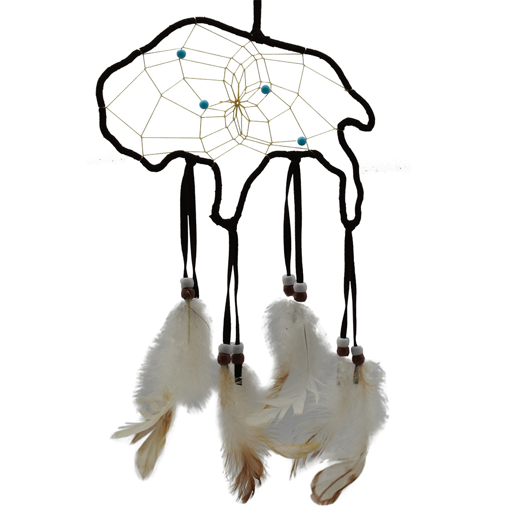 Buffalo-Shaped Dreamcatcher 19634