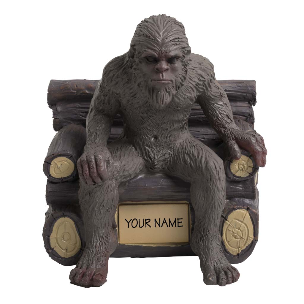 Bigfoot On Bench With Plaque 19753