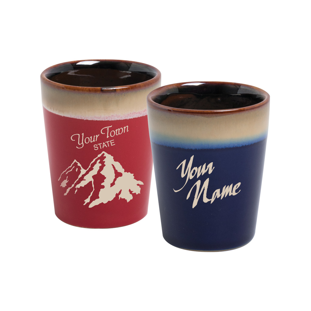 Drip Rim Shot Glass 1.5oz, 2 Assorted 19777