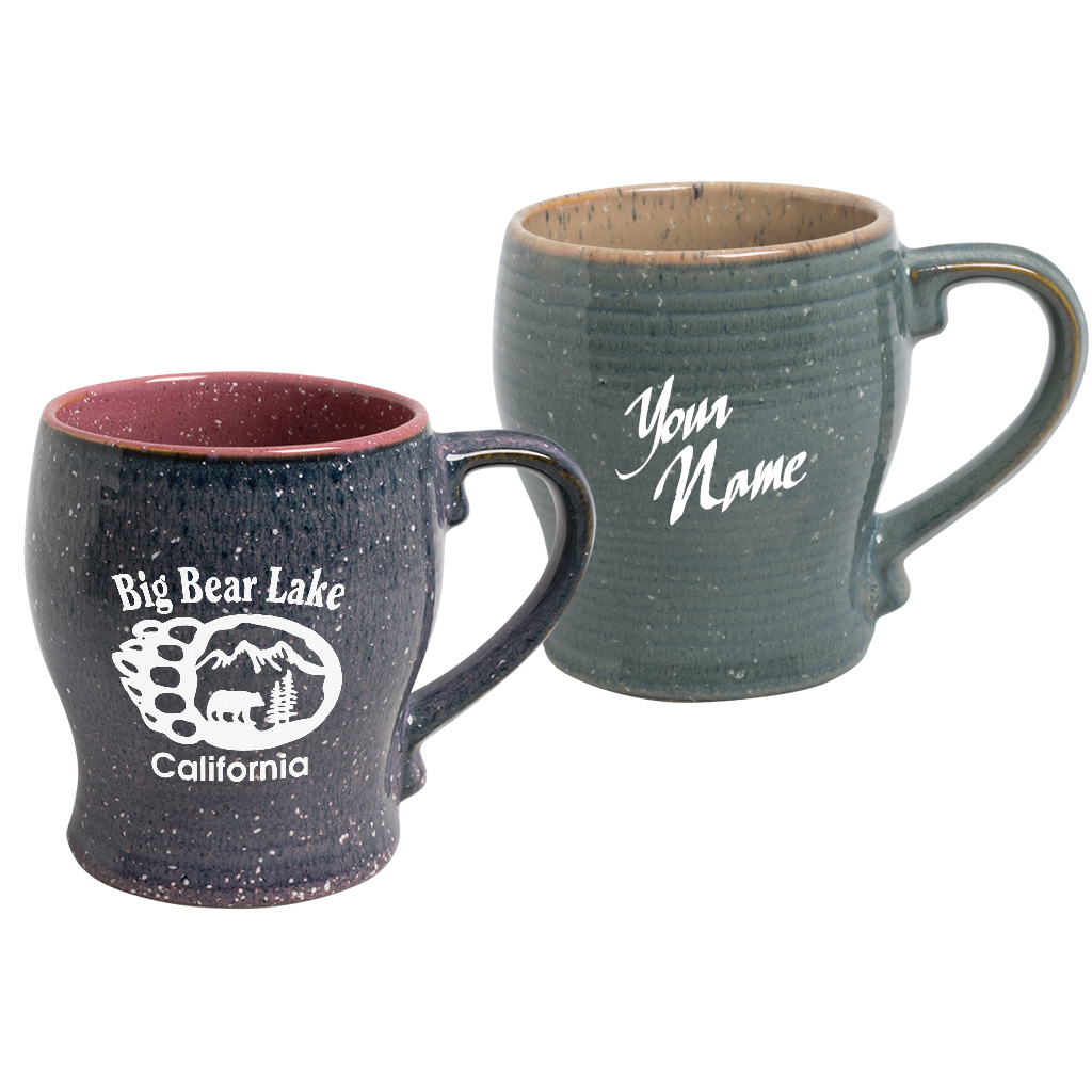 Speckled Tapered Mug 15oz, 2 Assorted 19781