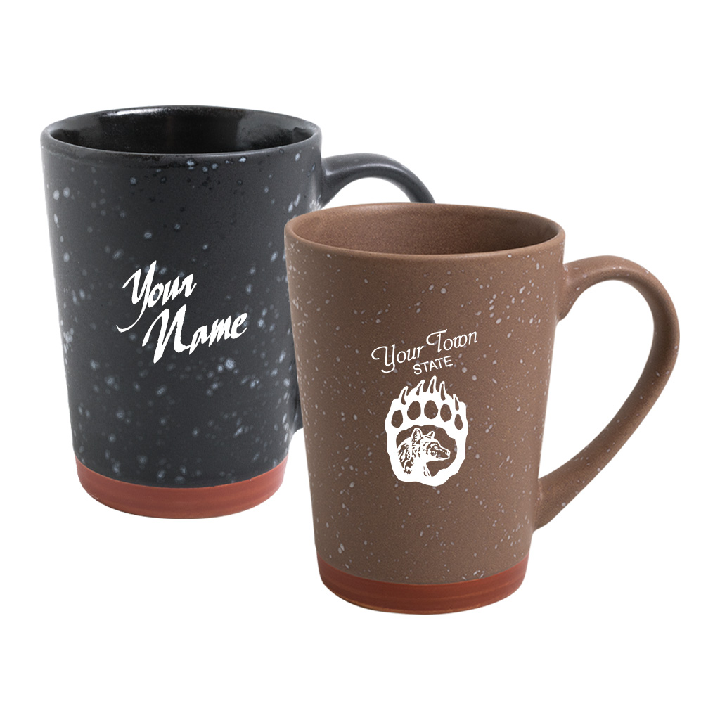 Clay Base Taper Mug 14oz, 2 Assorted 19782