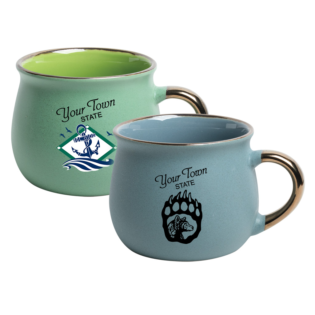 Gold Rim Cosmic Glaze Mug 19807