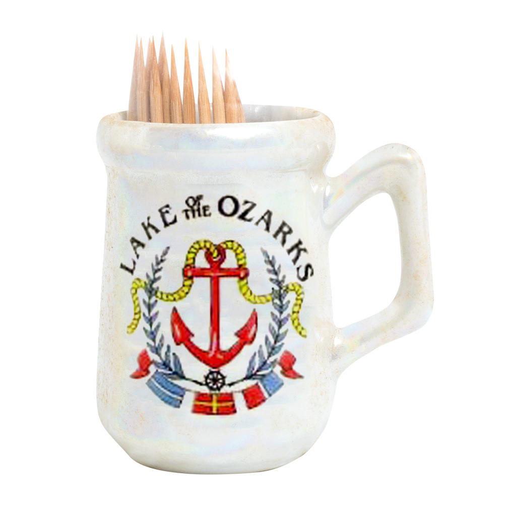 Luster Toothpick Holder, Lake of the Ozarks 20264LOZ