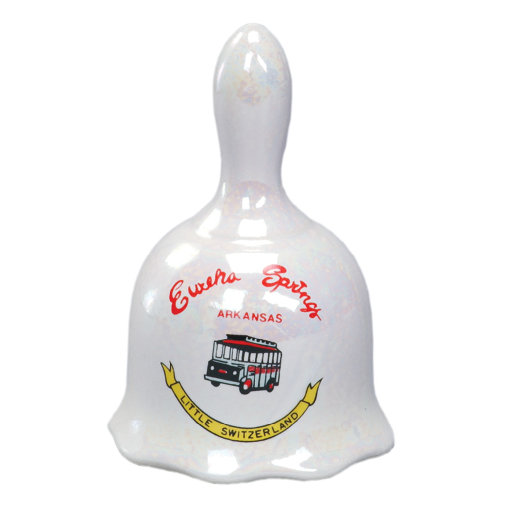 Luster Ceramic Bell, Eureka Springs 20267ES