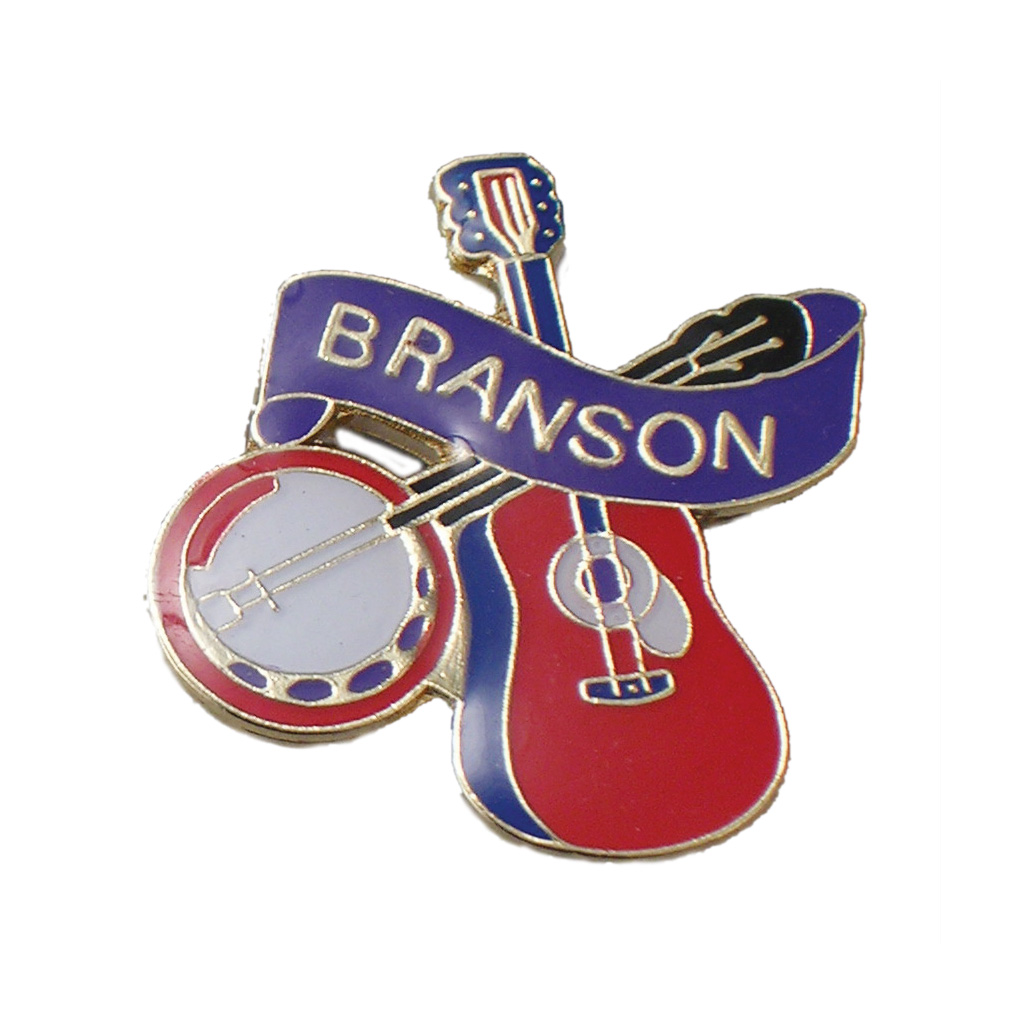 Branson Guitar/Banjo Hat Pin 20587BR