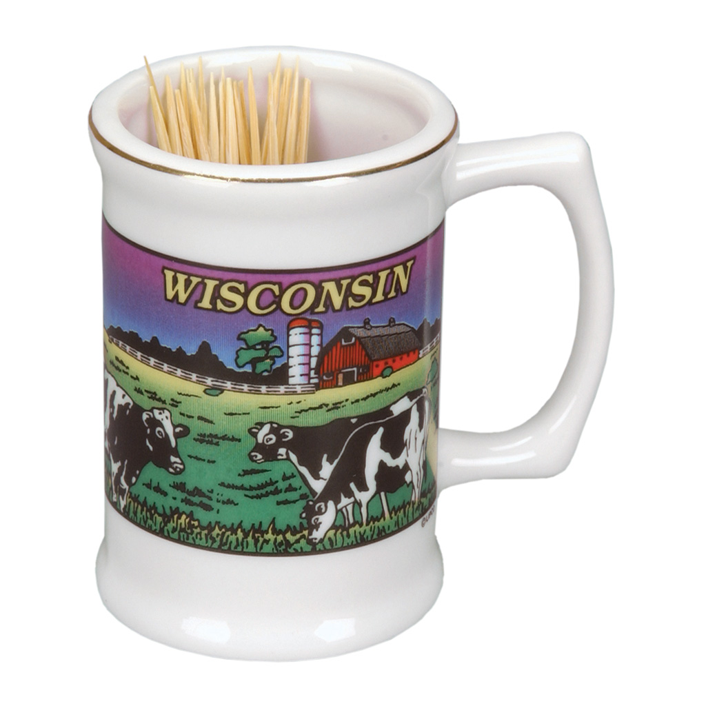 Wisconsin Toothpick Holder 20824WI