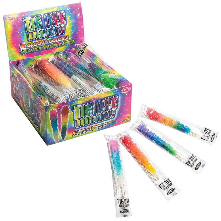 Tie Dye Rock Candy Pop 24pc 30037