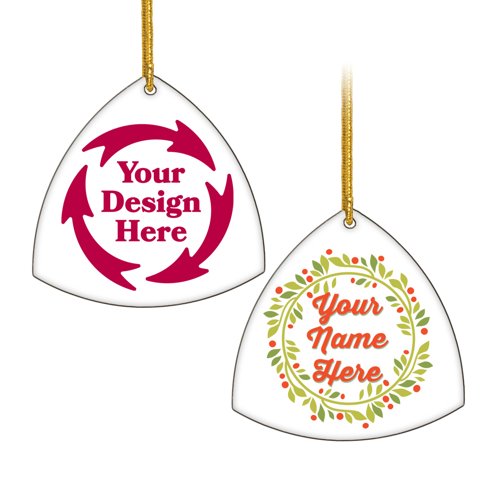 Rounded Triangle Ornament 40176