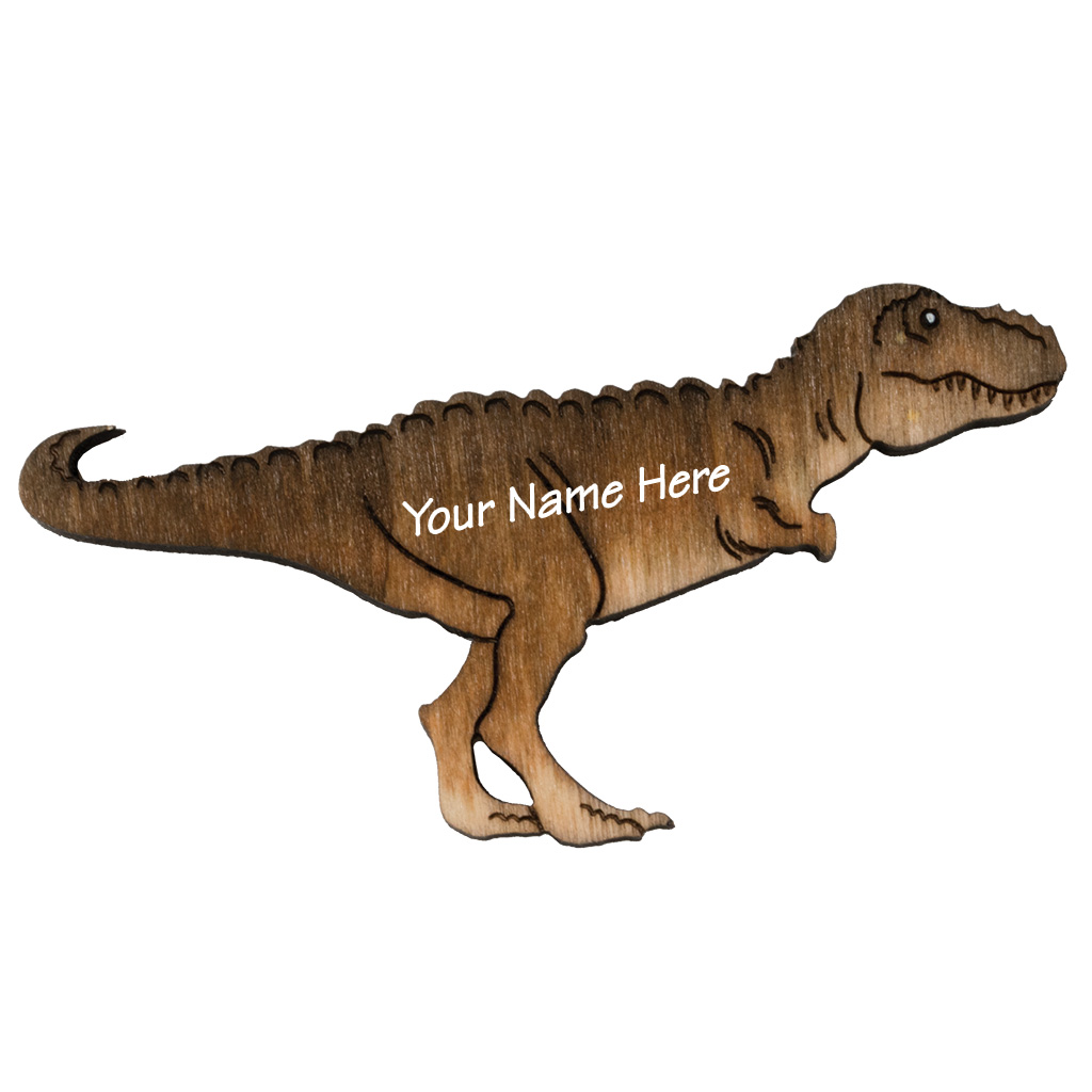 Wood Dinosaur Magnet 40261
