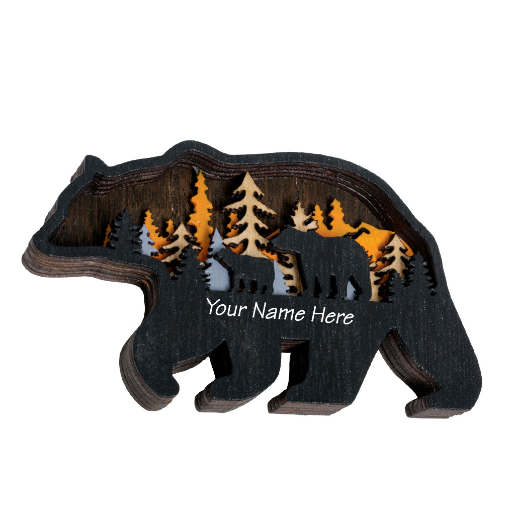 Layered Bear Magnet 40264