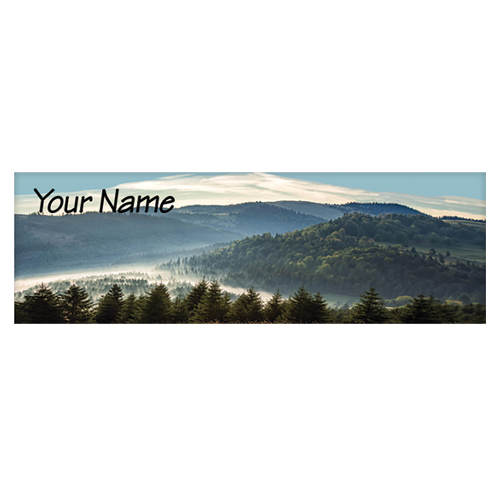 Long Rectangular Magnet, Mountain, Name Drop 40267MTN