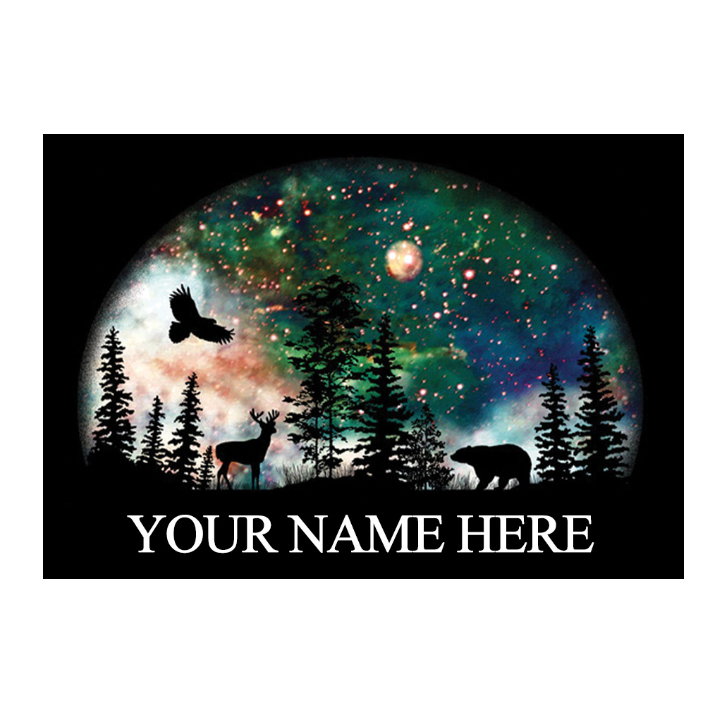 Acrylic Rectangular Magnet, Moon Glow Wildlife 40269WIL