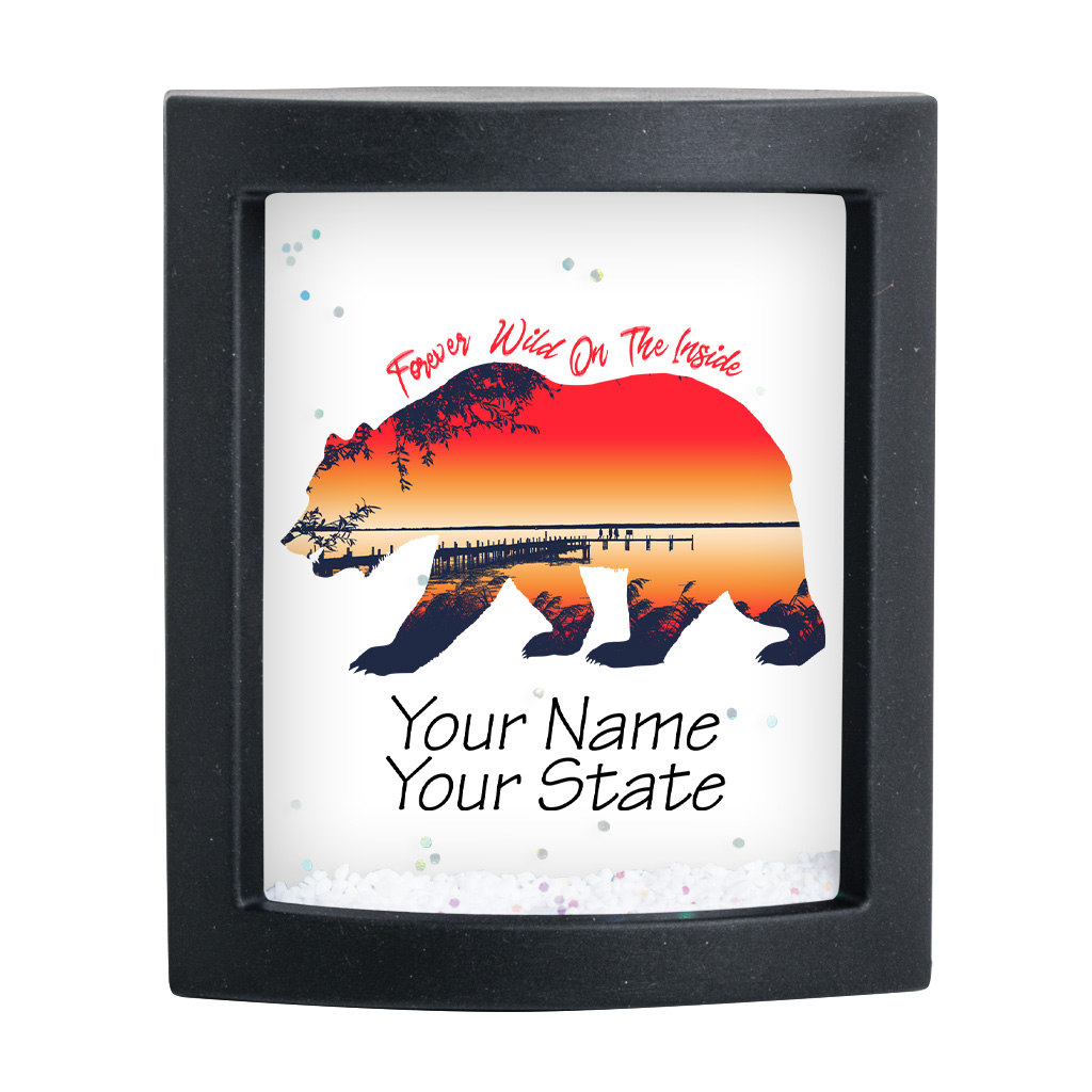 Arched Photo Insert Water Ball 40340