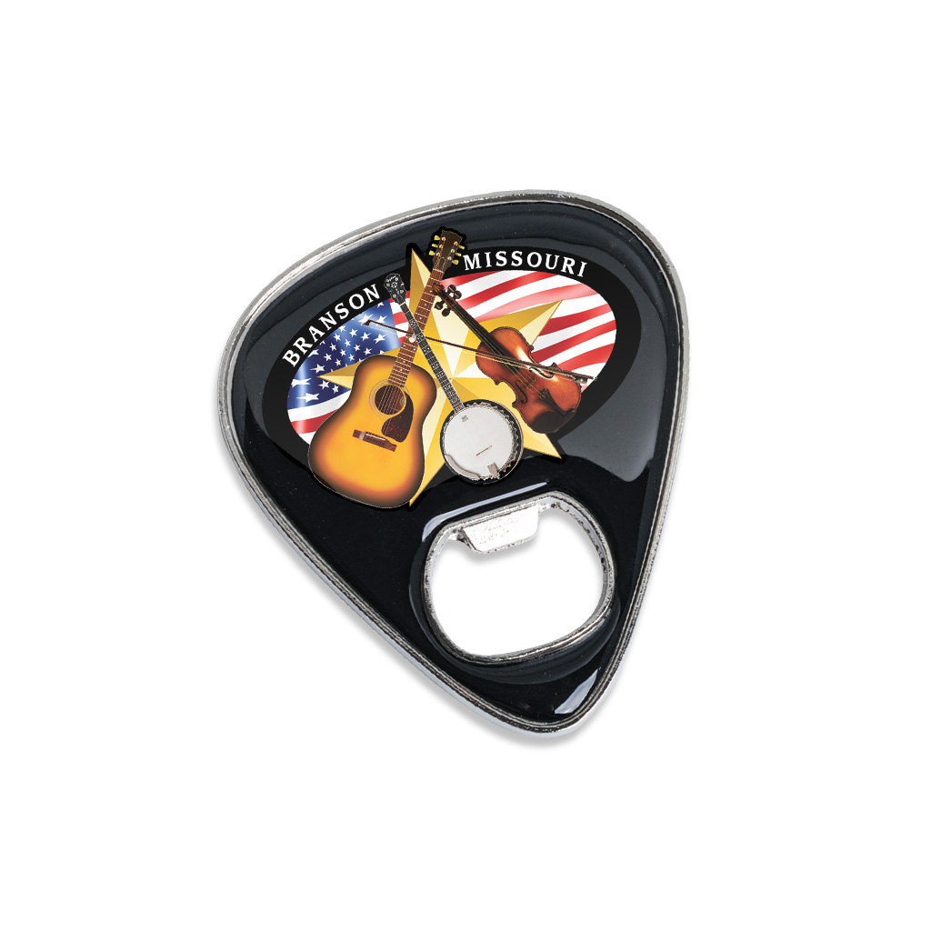Guitar Pick Bottle Opener Magnet 40355
