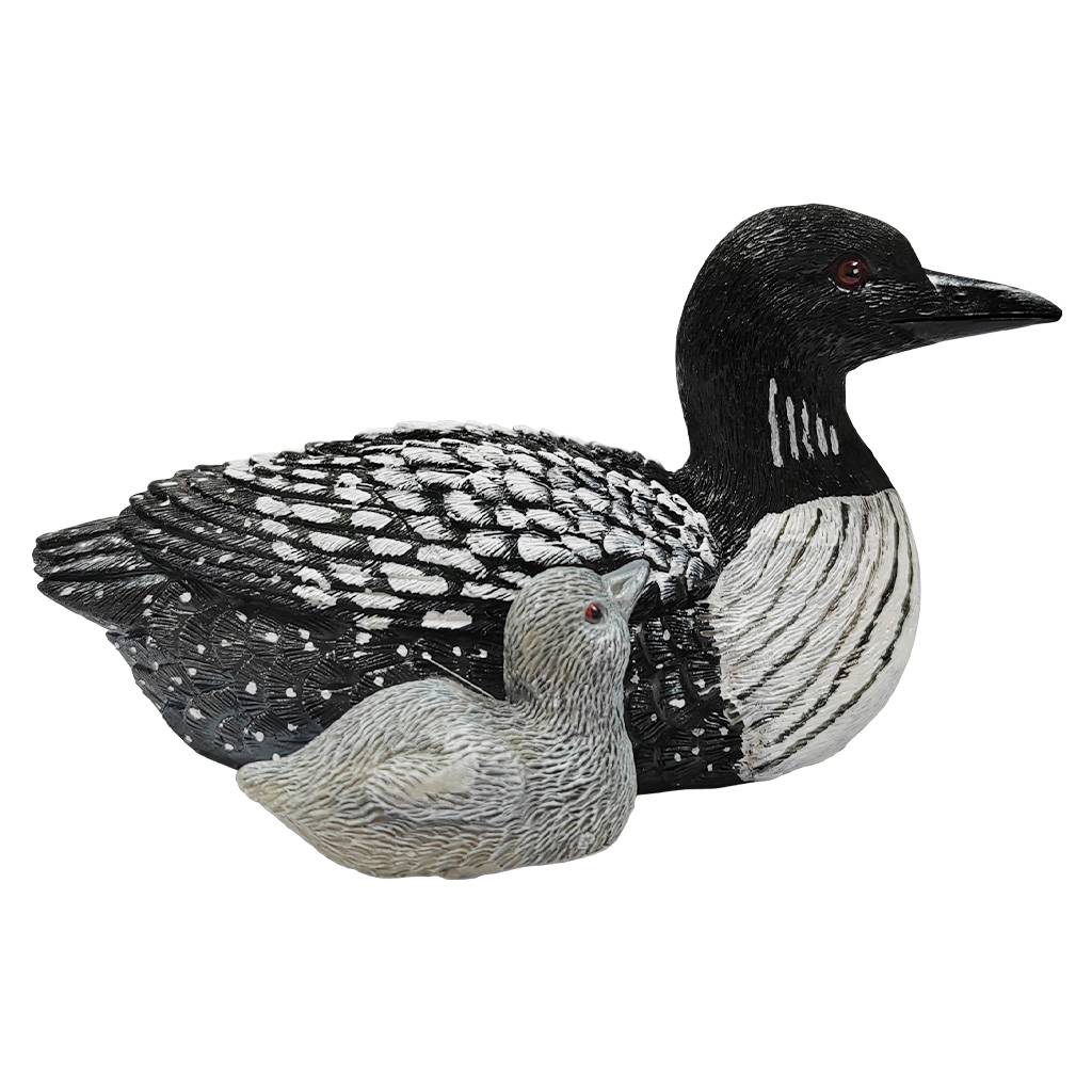 4"  Loon With Chick 62124