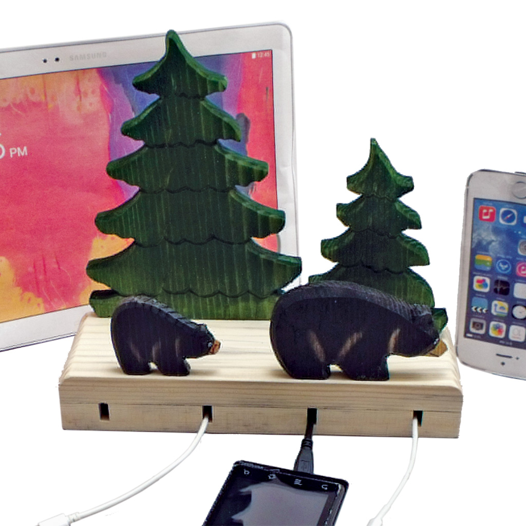Bears Phone/Tablet/Cord Holder 63094