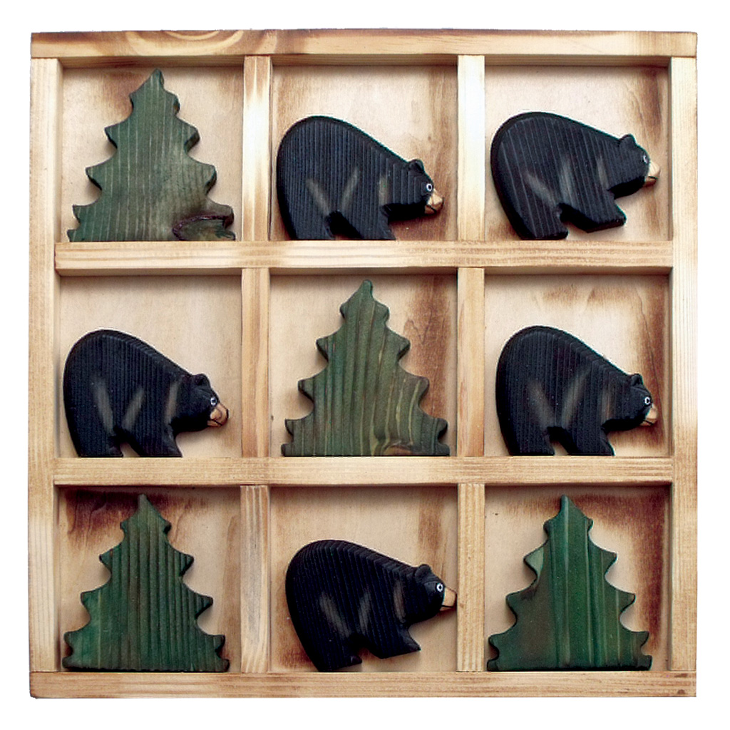 Wood Tic Tac Toe Game 63095