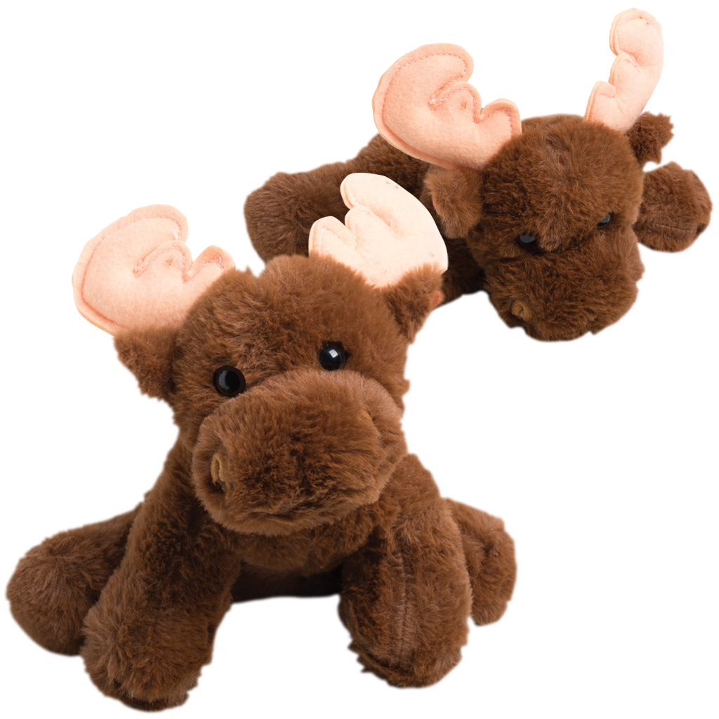 Plush Moose Sits & Lies Down 63224