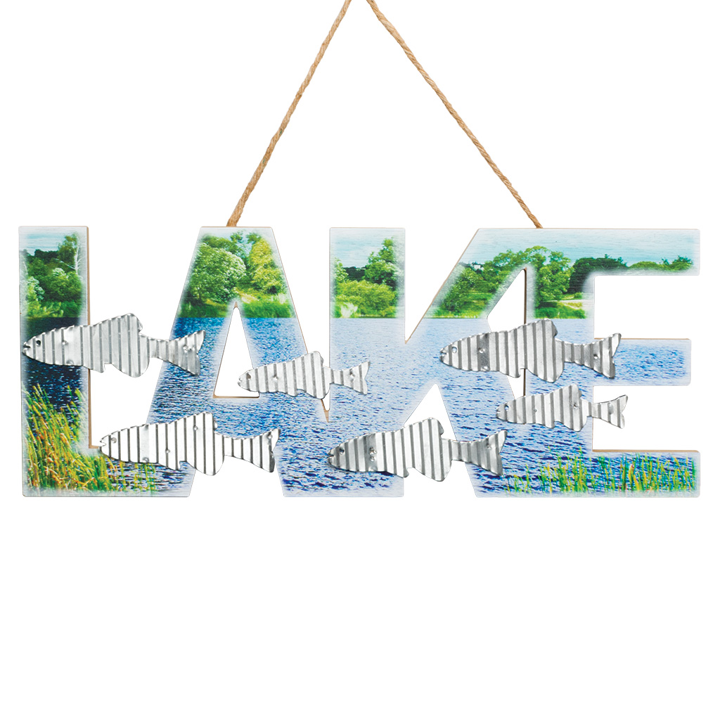 Lake Lettering Plaque 63373