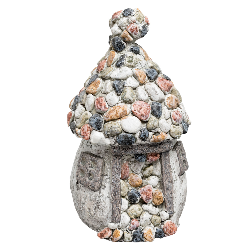 Pebble-Stone House Garden Figurine 63466
