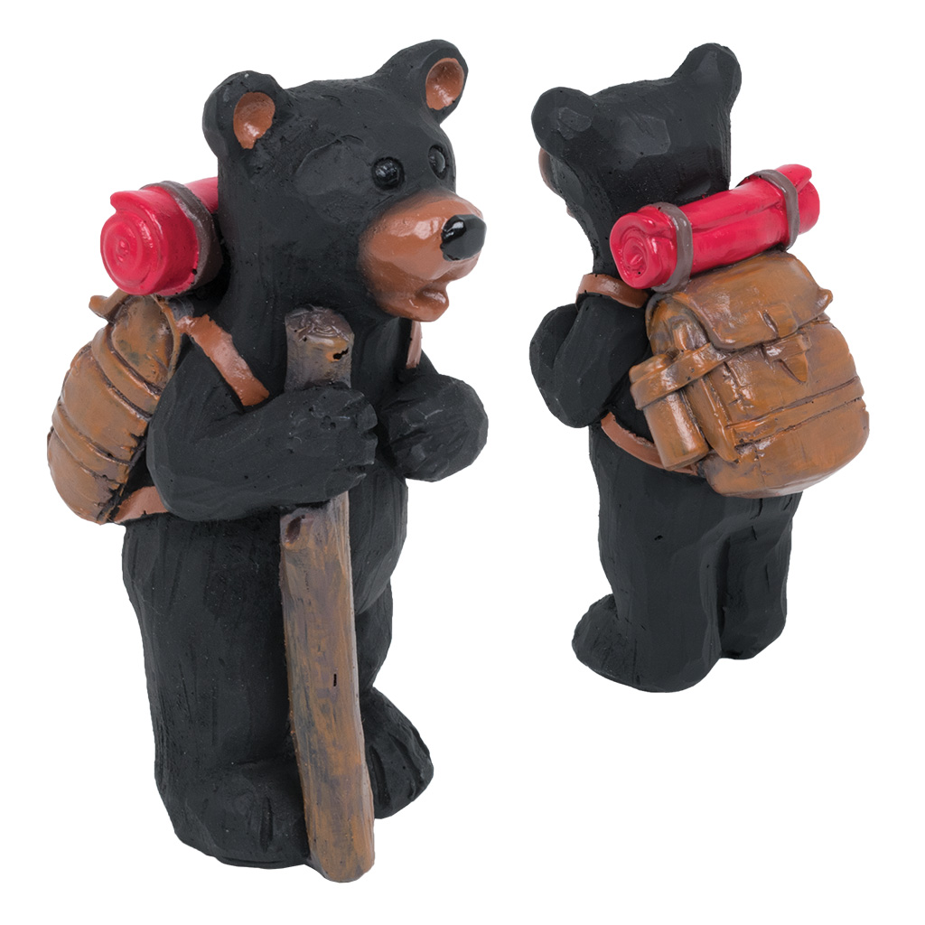 Hiking Bear Figurine 63474
