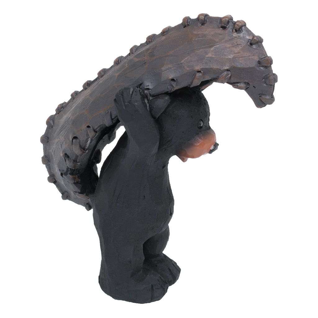 Canoe Portage Bear Figurine 63475