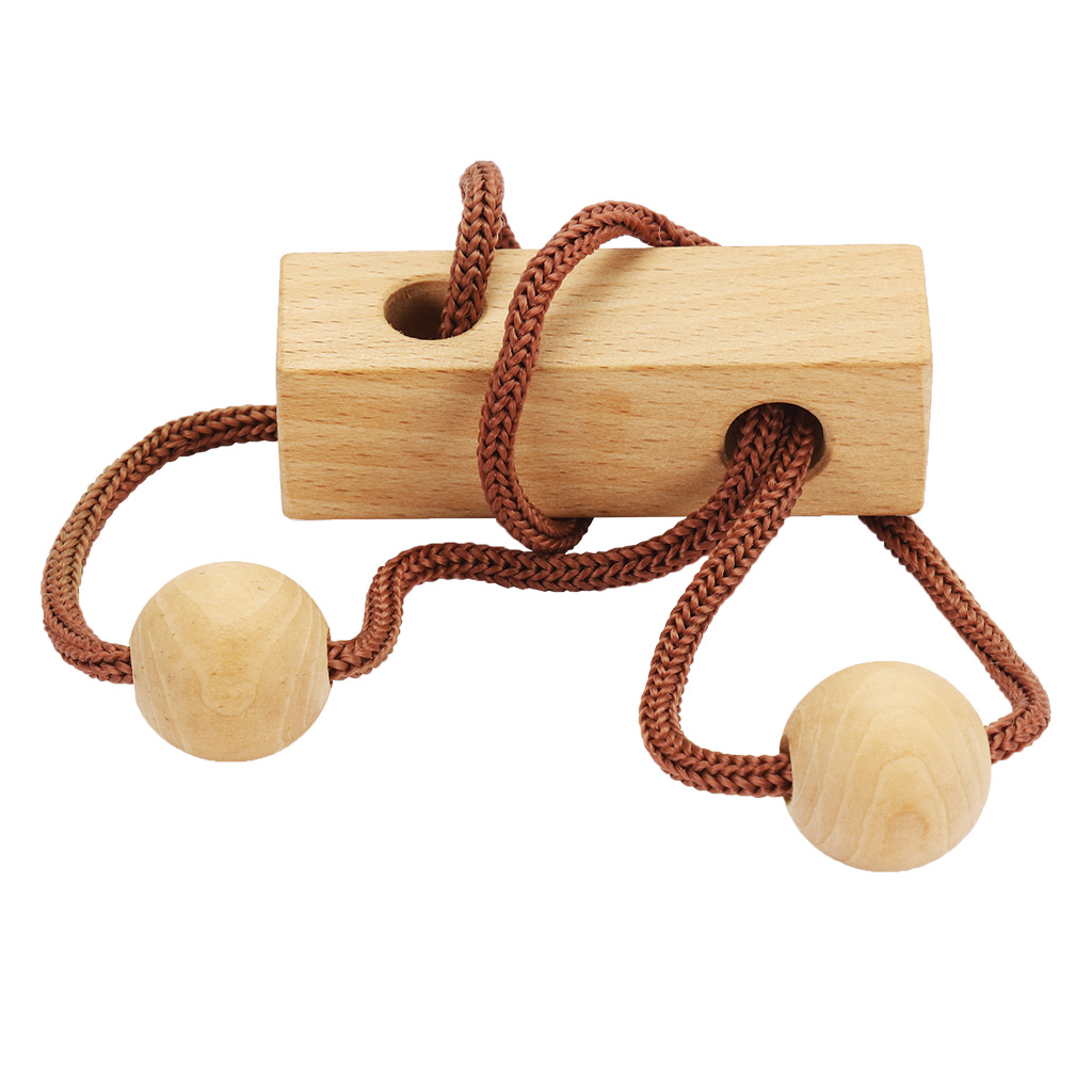 Wood Rectangle Puzzle Game 63492PL
