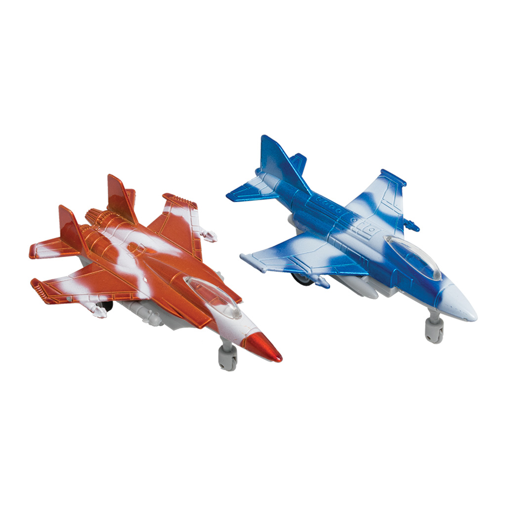 Pull Back Action Fighter Plane 4 Assorted 63619 View 3