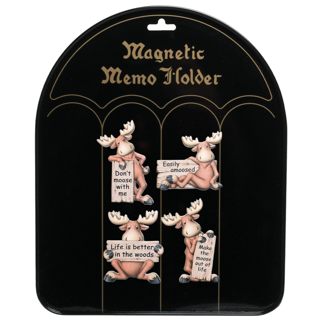 Moose Signs Magnet 4 Assorted Unit 63626UN