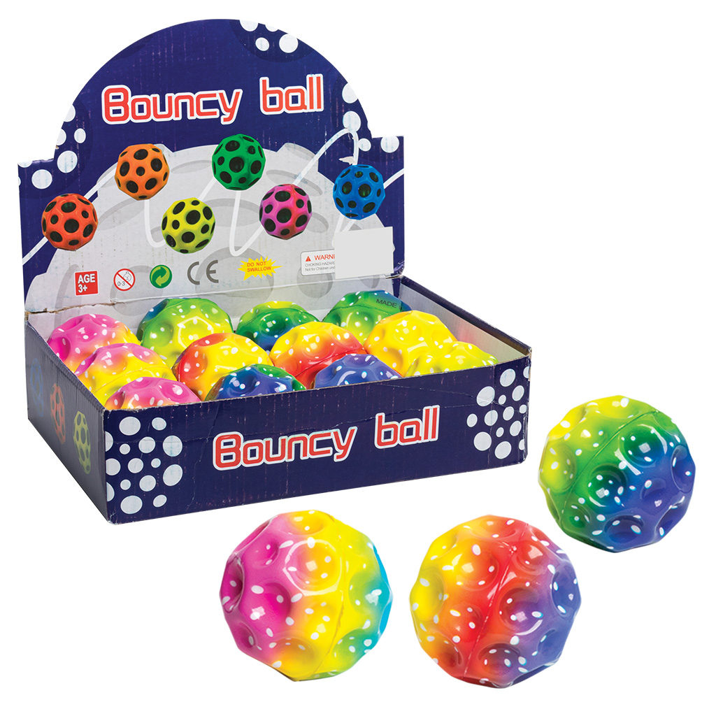 Colorful Bouncy Ball W/ Display 3A 63770