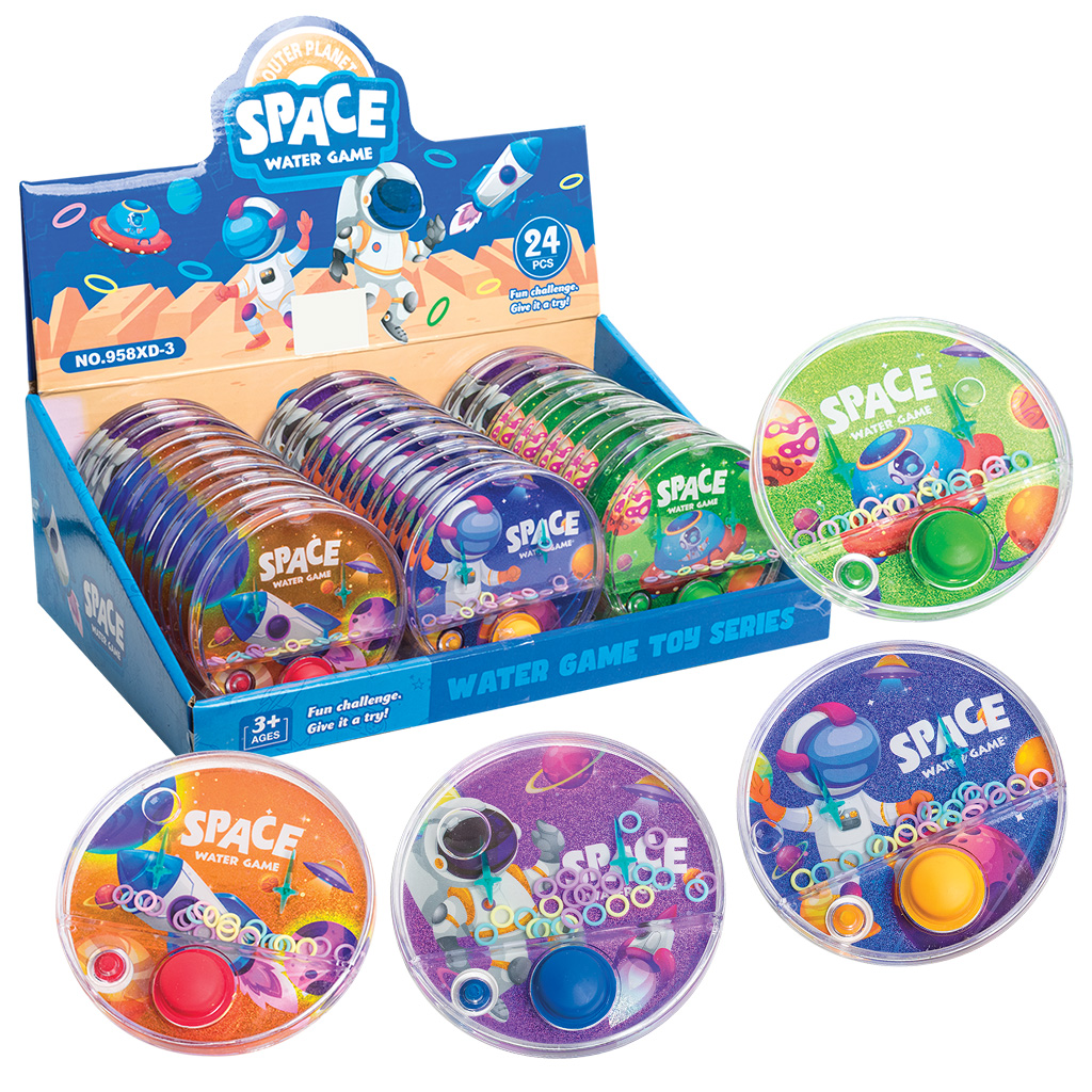 Space Water Game W/Display 4A 63771