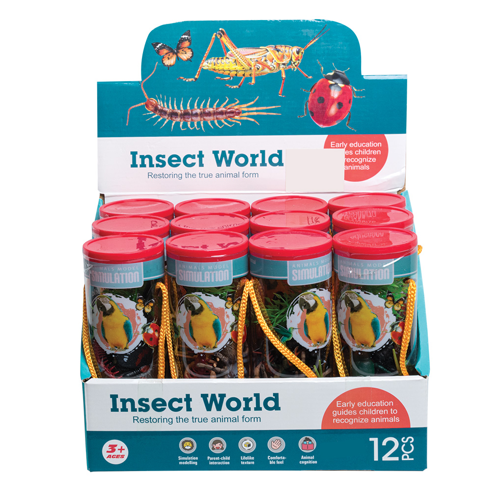 Insect World Tube Toy 12PC 3A 63784 View 2