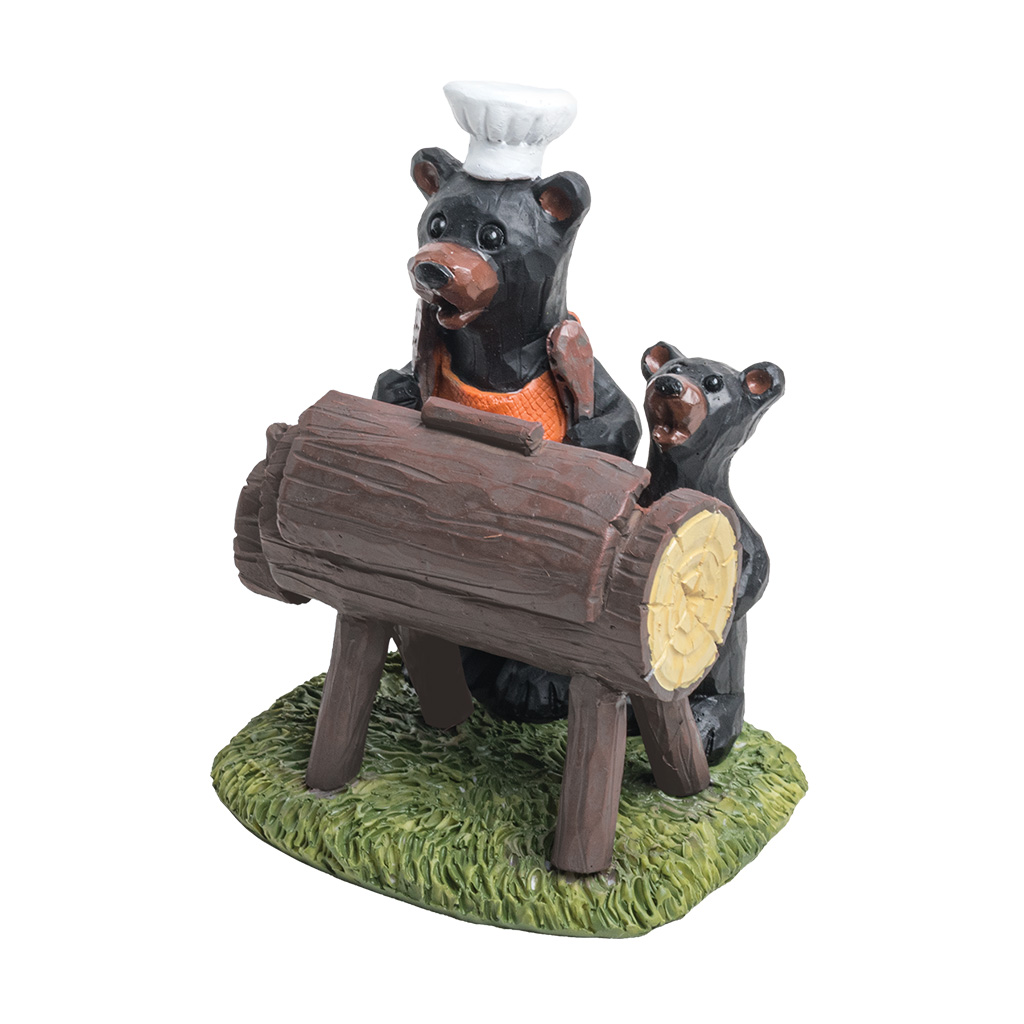 BBQ Bear Dad & Cub Figurine 63789